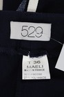 529 Womens Metallic Stripe Detail Pleated Front Skinny Leg Pants Blue Size 36 — photo 4