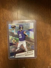 2025 Panini Revolution JJ McCarthy Fireworks /49 Minnesota Vikings
