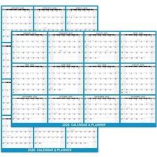 2026 Yearly Wall Calendar - Large Dry Erase Calendar for Wall, 23" X 35", JAN. 2