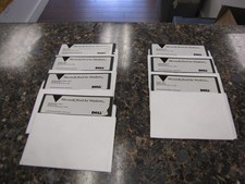 Lot of 7 Vintage Microsoft Word for Windows Vers 2.0 on 5.25 " Disks - JD465