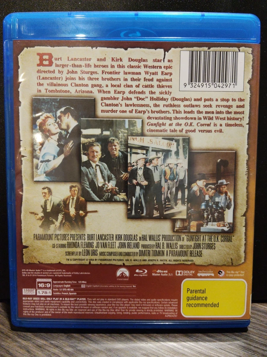 Gunfight At The O.K. Corral - 1956 Burt Lancaster - BluRay 