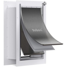 Large Pet Door for Wall, 3-Flap Design