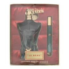 Jean Paul Gaultier Le Beau EDT 125ml + EDT 10ml Gift Set for Him - Damaged Box