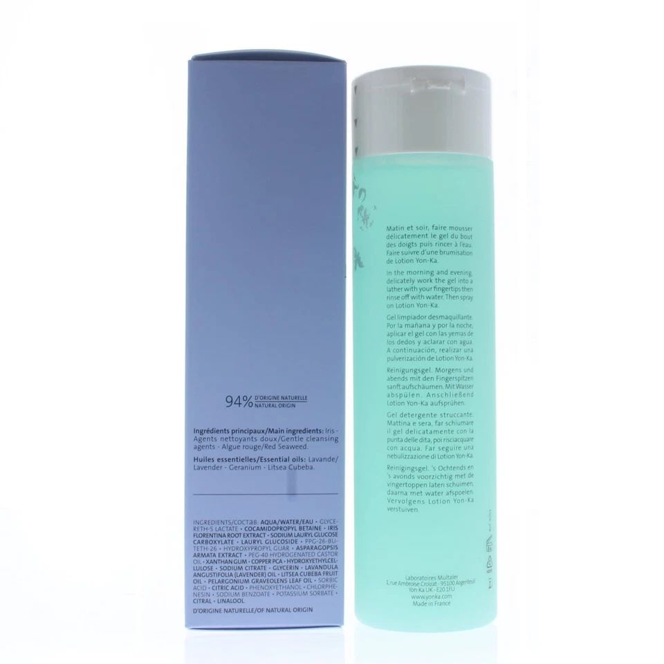Yonka Gel Nettoyant Cleansing Gel for Face - Eyes - Lips 200ml/6.76oz - Image 2 of 3