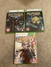 Bioshock 1, 2 und 3 Spiele Xbox 360 3 Spiele Konvolut alle komplett