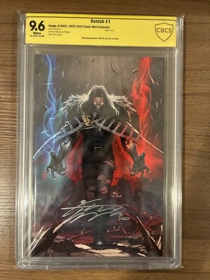 Vanish #1 CBCS SS 9.6 Comic Mint NYCC 2022 InHyuk Lee Virgin Ed! Signed by Lee 