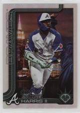 2025 Series 2 Fanatics Fest Big Apple Rainbow Foilboard Michael Harris II 16e6