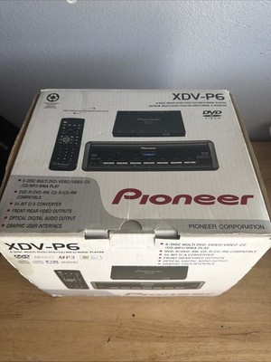 Pioneer XDV-P6 Car Stereo Mobile Media Station BRAND NEW 6 Disc