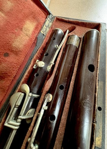 Antique Wooden Flute Buffet