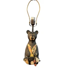 Bear Hunting Lamp The Hadley Collection. Lamp Cabin Bear Hunt Hunter Hunting