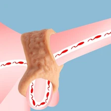 Ball Stretcher Stretch Scrotum Testicle Ring Penis Sling-Ball Stretcher Enhancer