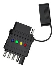 Pro 5-pin Trailer Wiring Tester - Dual-end 5-way Trailer Light Circuit Tester Wi