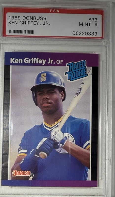 1989 Donruss Ken Griffey, Jr. #33 PSA 9 MINT Rookie Card RC HOF GOAT HOF