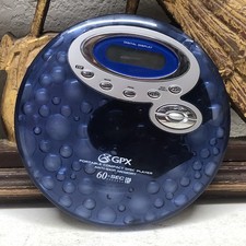 Working GPX Blue CD Player CDP3154BBL 60-Second ESP Compact Portable CD Player