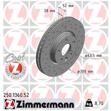 2x Bremsscheibe vorne für Land Rover Freelander 2 L359 Range L538 | 26204532
