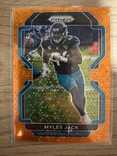 2021 Panini Prizm #16 Myles Jack Orange Disco Prizm Jaguars
