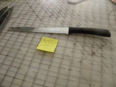 Vintage Chef's Choice Stainless By Quikut 13'' Triple Ground Carving Knife