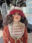 New No Box 16" Irma Gheduzzi Porcelain Doll With Stand — photo 2