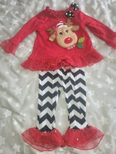 Toddler Girls 18 Monghs Reindeer/ Christmas Outfit