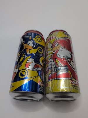 Sonic The Hedgehog And Knuckles Energy Drink Lot Of 2 Zero Sugar
