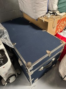 Locking Storage Bin Footlocker Camp Chest