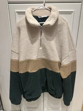 Zara Quarter Zip Large Sweater