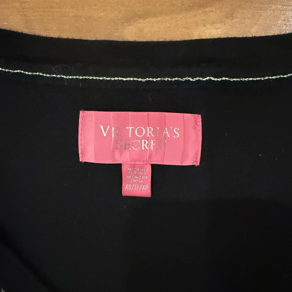 Pijama para mujer Y2K de colección Victoria’s Secret tejido gofre Navidad talla XS Foto 2 de 4