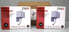 2x ZMH Wandleuchte Innen Wandlampe Schlafzimmer -2ER Wandstrahler LED Leselampe