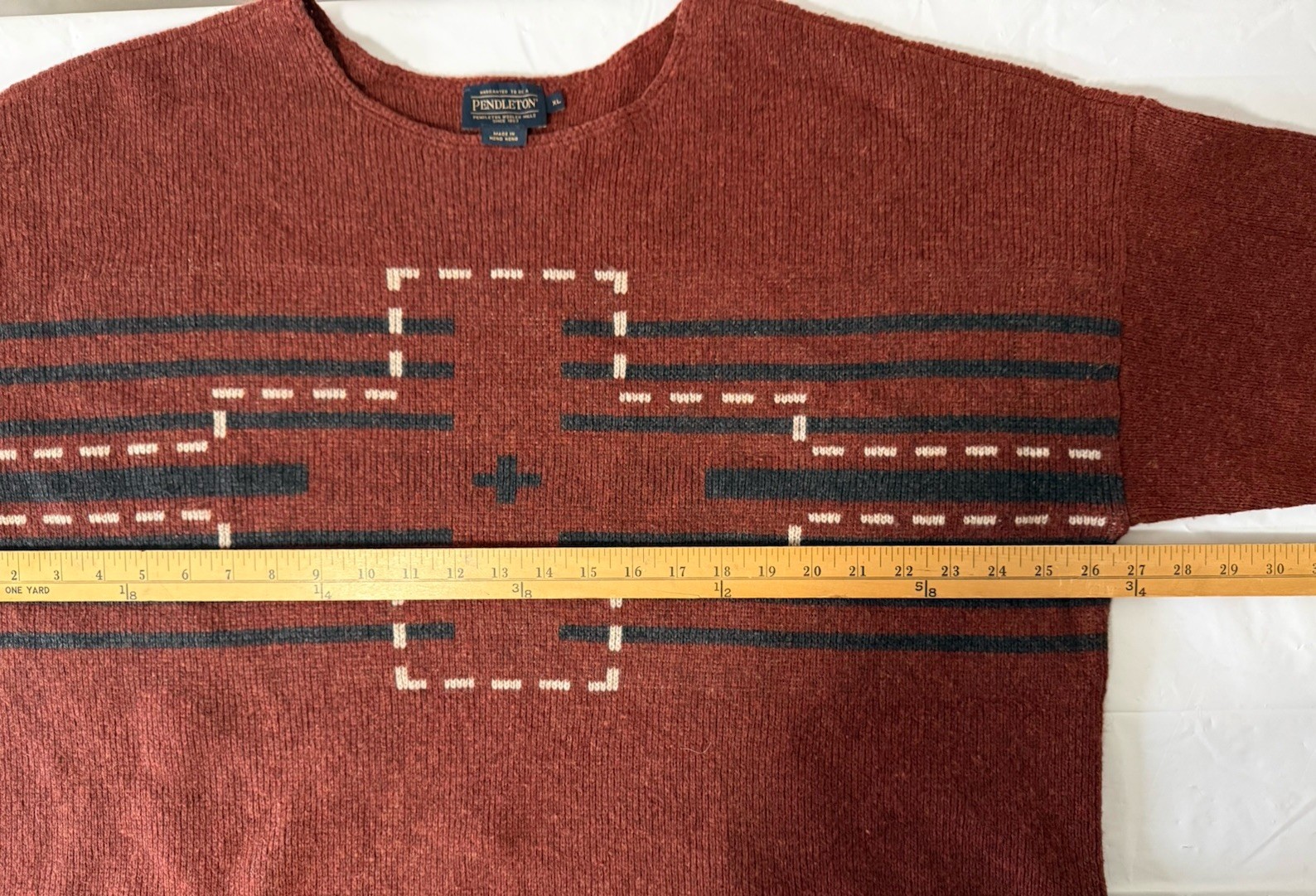 Pendleton Drop Shoulder Lambswool Blend Sweater W… - image 4