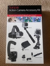 Sunpak Action Camera Accessory Kit GoPro Nikon Sony Accessories Mount