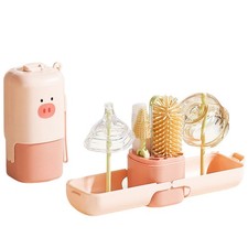 7-in-1 Bottle Brush Set, Bottle Cleaner Kit with Silicone Brush, Travel Bottl...