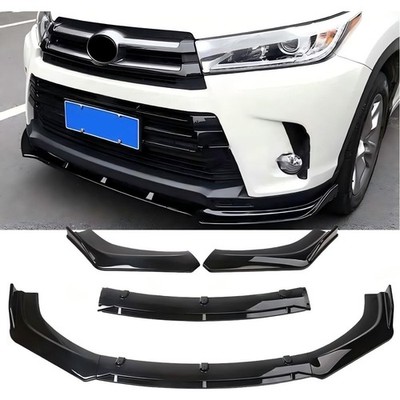 Front Bumper Splitter Lip Body Kits Spoiler Diffuser For Toyota For Highlander