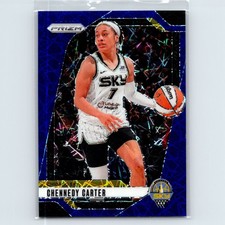 2024 Panini Prizm WNBA Chennedy Carter #66 Blue Velocity Prizm Chicago Sky