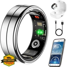 FKGZJF Anneau intelligent Argent 13#