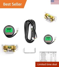 Comprehensive Battery Health Monitor: 8-80V Voltage  500A Capacity, 13ft Cable