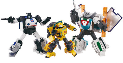 Cybertron Chase Set of 3 Premium Finish | Transformers Dramatic Capture