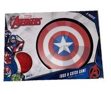 Marvel Avengers Toss and Catch Game 3-Piece Set For Kids Outdoor Fun NEW