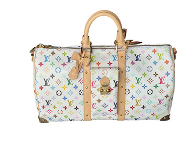 Louis Vuitton x TM Takashi Murakami Keepall 45 Multicolor weiß M13742