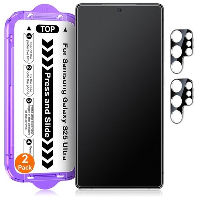 2 Pack for Samsung Galaxy S25 Ultra [6.9 Inch] Matte Glass Screen Protector +...