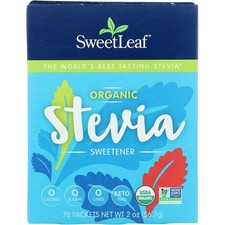 Sweetleaf Stevia Organic Sweetener 70 Packets
