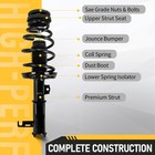 4pcs Front Struts & Rear Shocks for 2014 2015 2016 2017 2018 2019 Chevy Impala