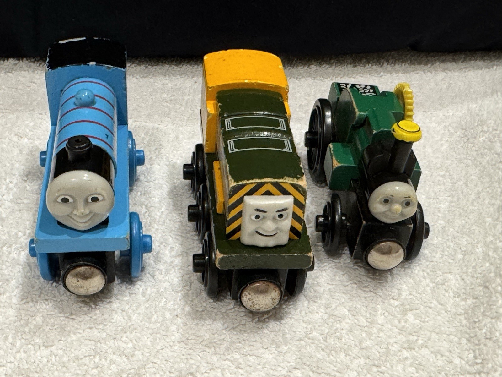 Thomas Wooden Railway Trevor Edward Iron Arry Thomas & Friends TLC Lot with Video
