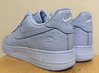 NIKE AIR FORCE 1 LOW 07 TRAVIS SCOTT OSTRICH ICE BLUE JF7727-400 SZ 11.5 12.5 14