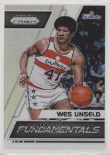2017-18 Panini Prizm Fundamentals Silver Prizm Wes Unseld #6 HOF s7f