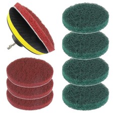 5 Inch Scrub Drill Brush Power Scouring Pads Household Cleaning Set for Kitch...
