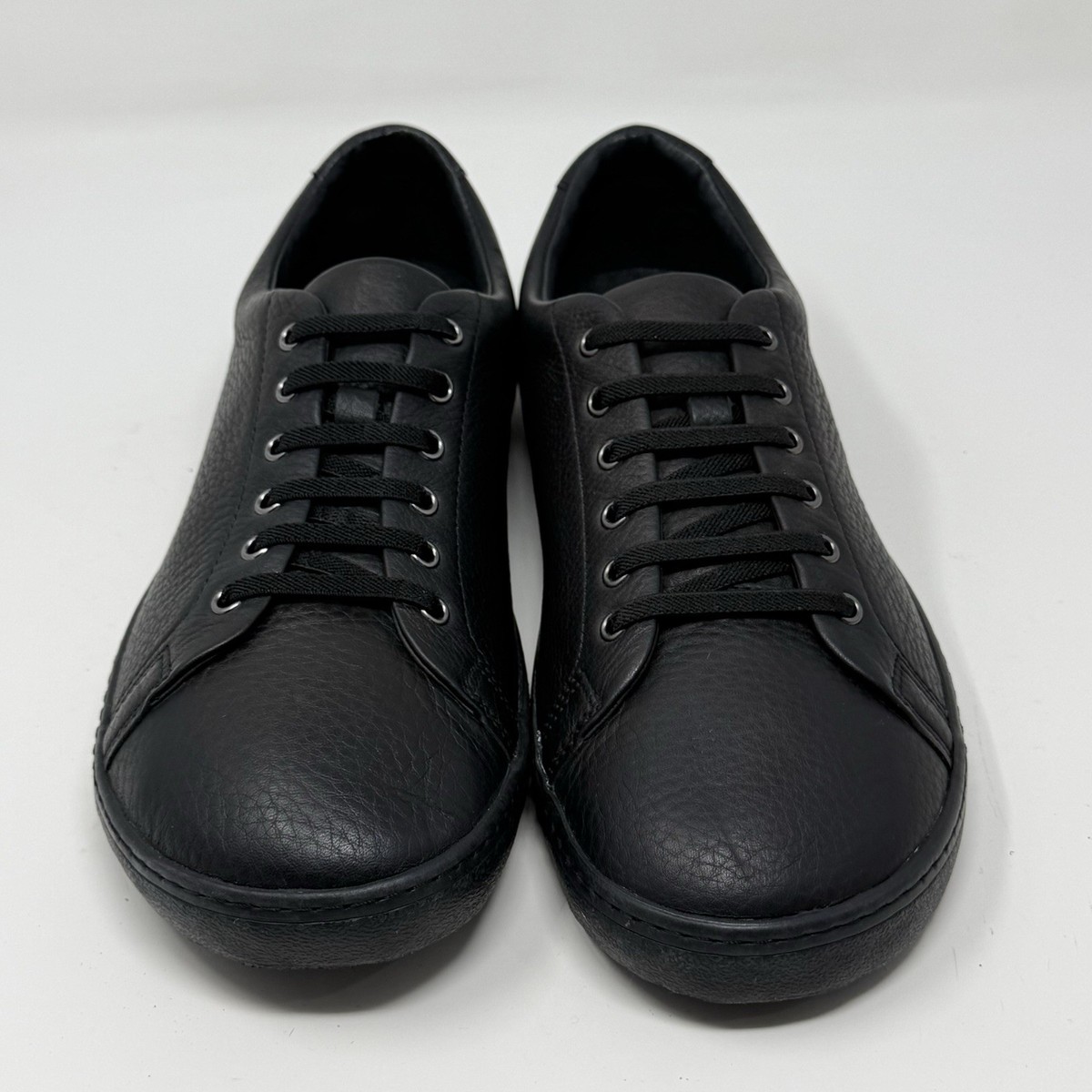 Birchbury Bramfords Barefoot Shoes Men 11 EU 43 Black Leather Round Toe Lace Up Birchbury Bramfords Barefoot Mens 11 Black Leather Sneakers  main image 3