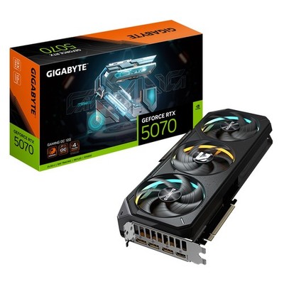 Grafikkarte GIGABYTE GeForce RTX 5070 Gaming OC 12G - 12GB GDDR7, HDMI, 3x DP