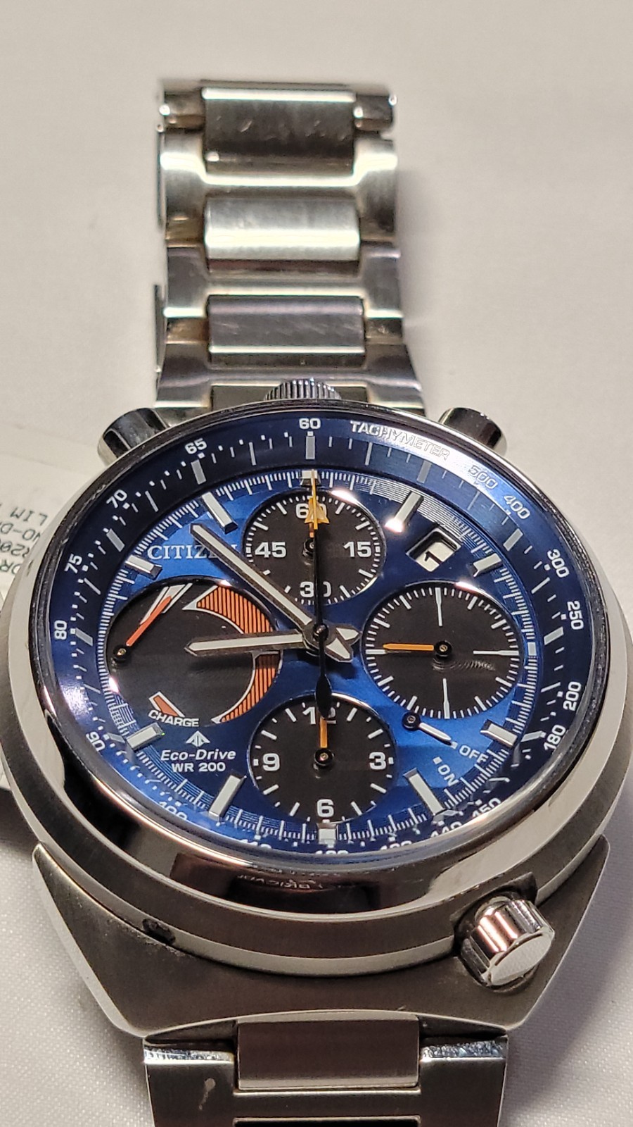 Citizen AV0070-57L Eco-Drive Promaster Tsuno Sapphire Men's Bullhead Racer