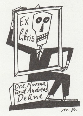 Exlibris - MANFRED BOFINGER - For Dr. Andreas Dehne & Dr. Norma Dehne - SET OF 8