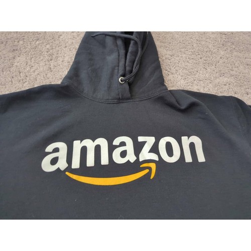 Amazon Hoodie Herren Large Grau Pullover Sweatshirt Langarm Freizeit - Bild 2 von 8